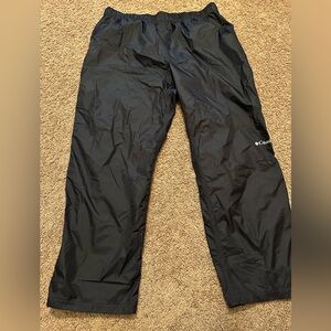 Columbia Men's Black Omni-Tech Rain Proof Pants Size XXL